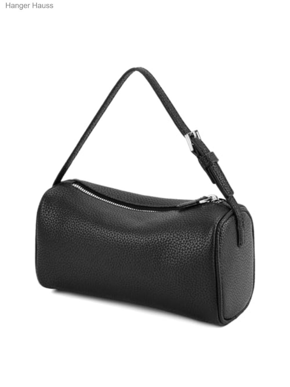 Women's PU Leather Hobo Crossbody Bag Small Casual Barrel Purse